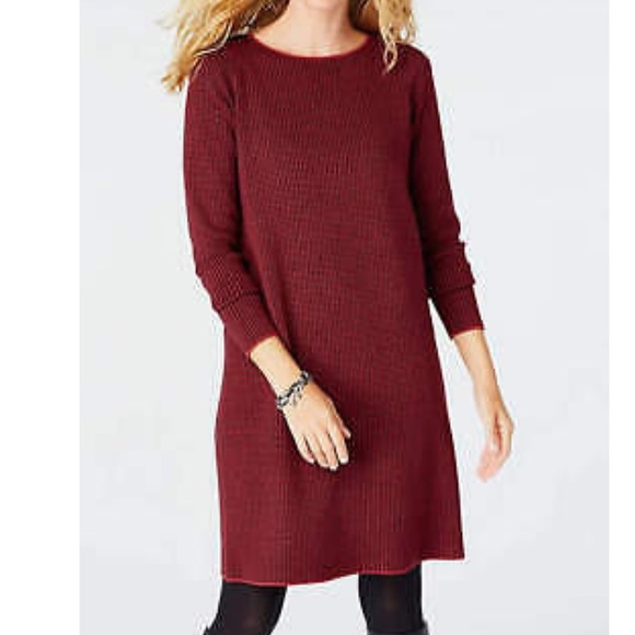 houndstooth sweater dress